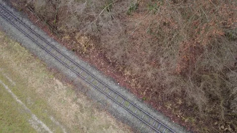 Steyrtalbahn drone Stock Footage 323687074