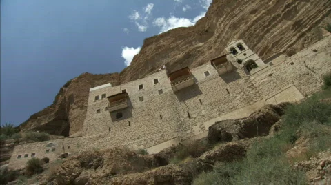 St.Georges Monastery gates Stock Footage