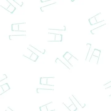 Stick and walking frame for old people glyph seamless pattern Illustrazione stock