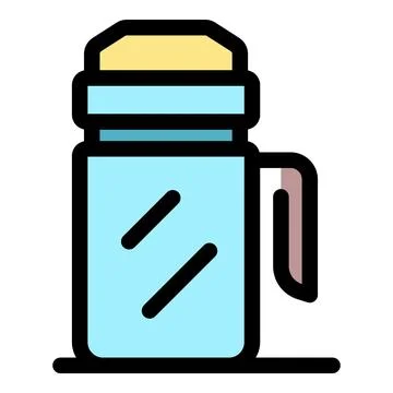 Stick deodorant with handle being opened for hygiene and freshness Stock Illustration