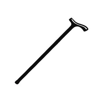 Stick doodle elements, illustrations, or logos, isolated on a white background Stock Illustration