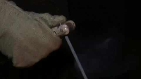 Stick electrode and welding basics. Video stock 113472092