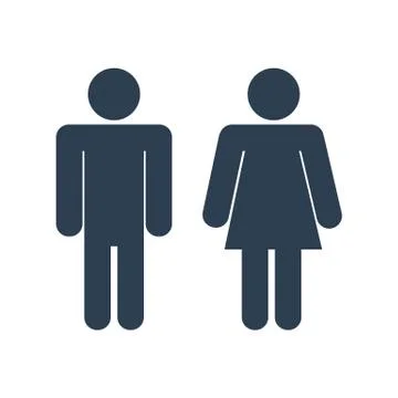 Stick figure icon set Illustrazione stock