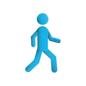 Stick figure man Stock Illustration