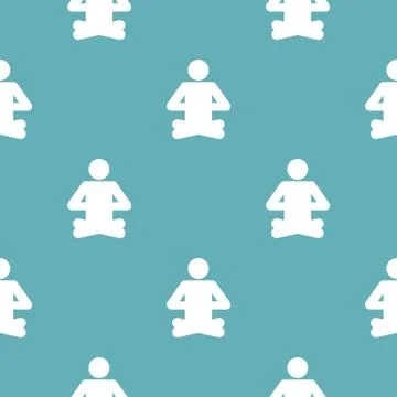 Stick figure stickman pattern seamless イラスト素材