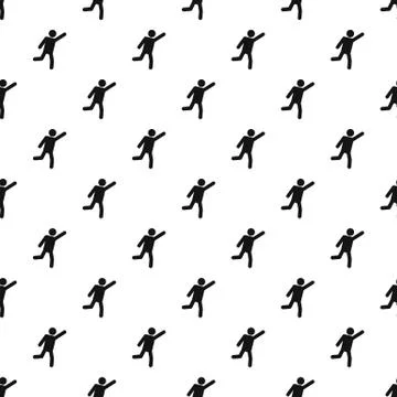 Stick figure stickman pattern vector seamless 스톡 일러스트