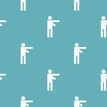 Stick figure stickman pattern vector seamless 스톡 일러스트