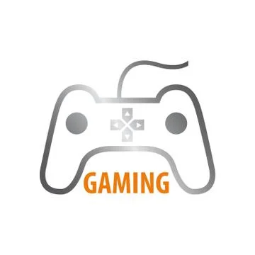 Stick gaming logo concept design. Symbol graphic template element Stock Illustration