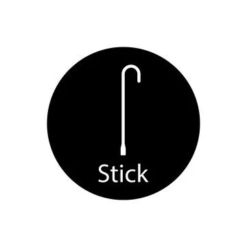 Stick icon vector Stock Illustration