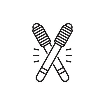 Stick icon vector Stock Illustration