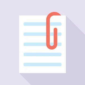 Stick note document. Stock Illustration
