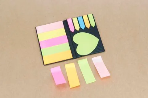 Stick note isolated on background Stock Photos