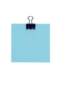 Stick note isolated on white background Stock Photos