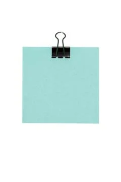 Stick note isolated on white background Stock Photos