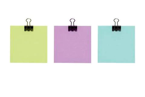 Stick note isolated on white background 写真素材