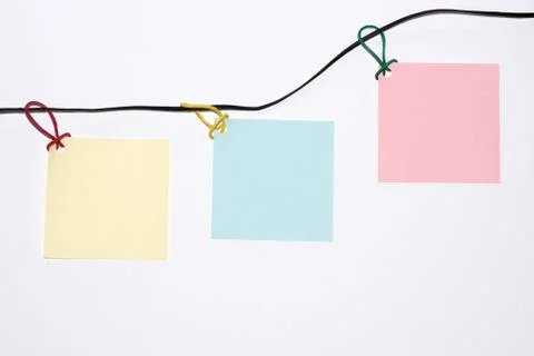 Stick note isolated on white background 写真素材