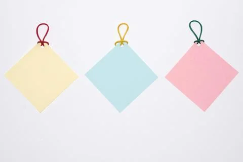 Stick note isolated on white background 写真素材
