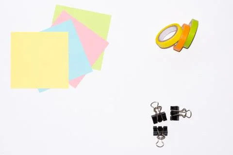 Stick note isolated on white background 写真素材