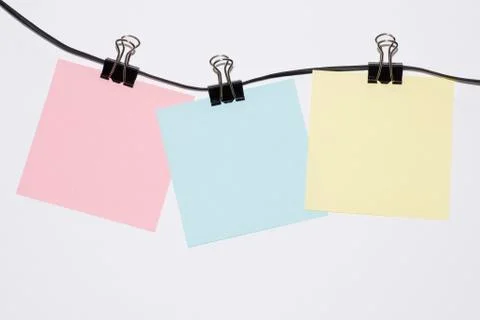 Stick note isolated on white background 写真素材