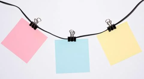 Stick note isolated on white background 写真素材