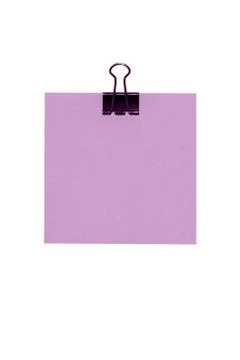 Stick note isolated on white background Stock Photos