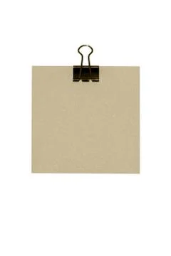 Stick note isolated on white background Stock Photos