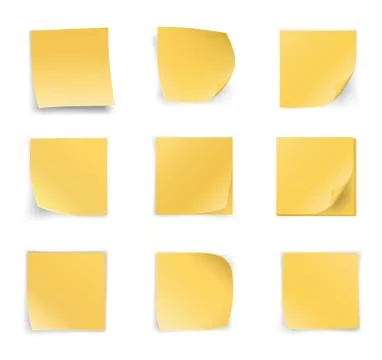 Stick notes Stock Illustration