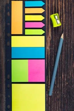Stick notes. Stock Photos