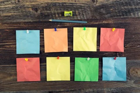 Stick notes. Stock Photos