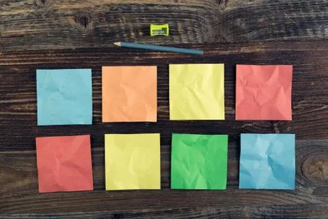 Stick notes. Stock Photos