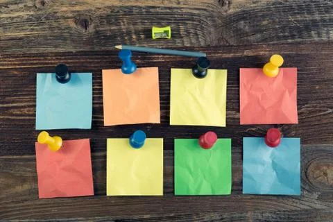 Stick notes. Stock Photos
