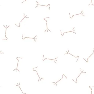Stick for old people glyph vector seamless pattern Stock Illustration