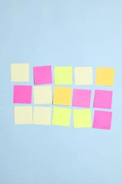 Stick Paper on Wall Stock Photos