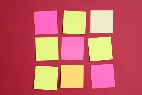 Stick Paper on Wall Stock Photos