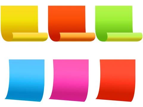 Stick Papers Stock Illustration