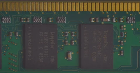 Stick of RAM Stock Footage 61724610