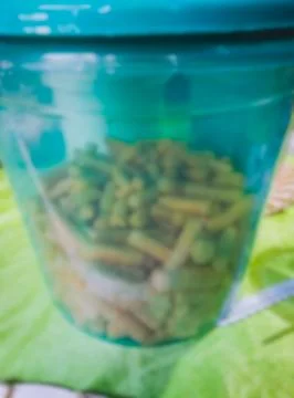 The stick-shaped snacks 스톡 사진