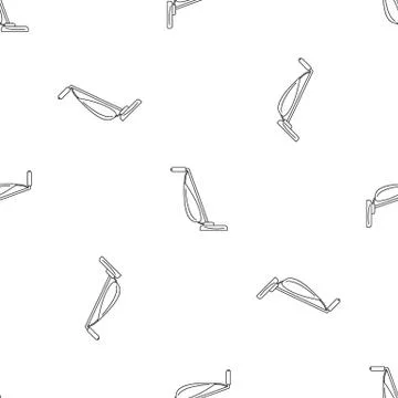 Stick vacuum cleaner pattern seamless Illustrazione stock