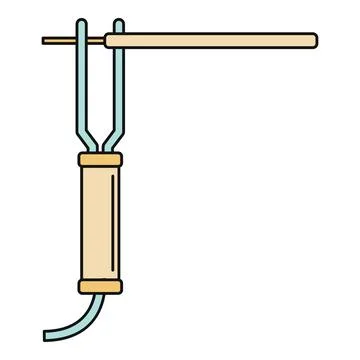 Stick welding electrode holder vector illustration concept Stock Illustration