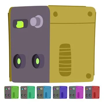 Stick welding machine vector cartoon graphic Stock Illustration