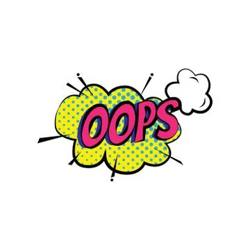 Sticker bubble with text. Short message in color bubble. Stock Illustration