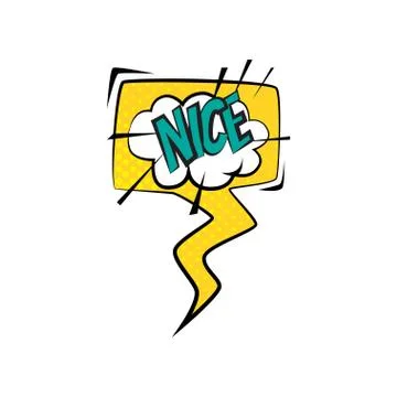 Sticker bubble with text. Short message in color bubble. Stock Illustration