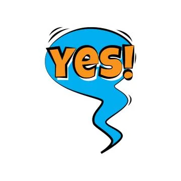 Sticker bubble with text. Short message in color bubble. Stock Illustration