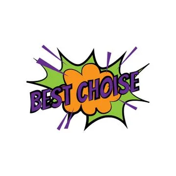 Sticker bubble with text. Short message in color bubble. Stock Illustration
