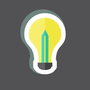 Sticker Creative Process. suitable for digital web symbol. simple design edit Stock Illustration