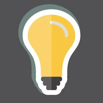 Sticker Creativity. suitable for Community symbol. simple design editable. de Stock Illustration