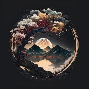 Sticker design Stock Illustration