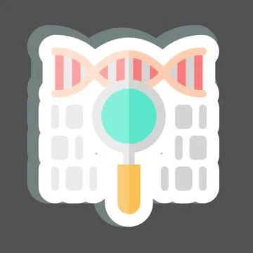 Sticker Genetic Code. related to Biochemistry symbol. simple design editabl.. イラスト素材