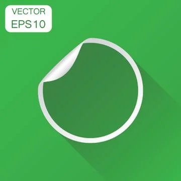 Sticker icon. Business concept empty promotional labels pictogram. Vector ill Stock Illustration