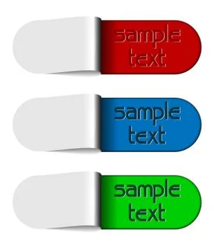 Sticker Stock Illustration